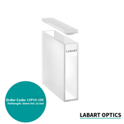 LABARTâ„¢ 30mm Pathlength, 10.50ml Glass Spectrophotometer Cuvette, 2 Windows LSP1G-106